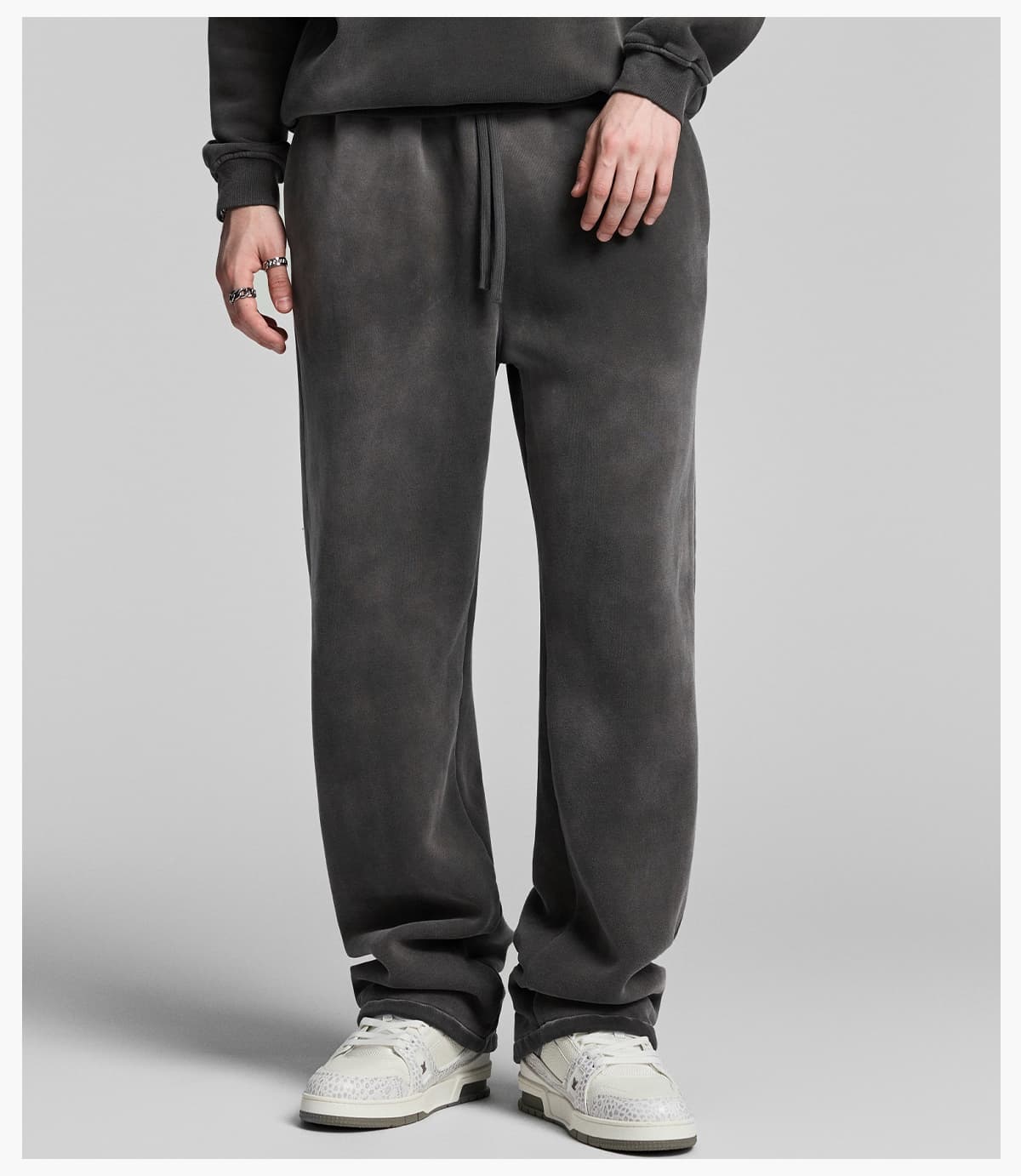 Fleece 365gsm Spary Wash Straight Leg Sweatpants – detail 12