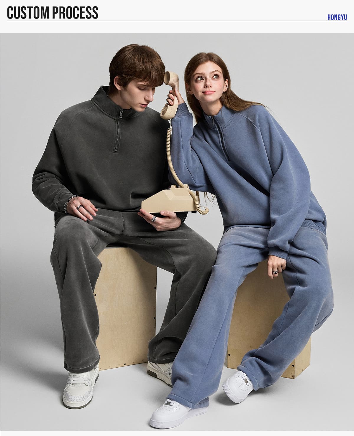 Fleece 365gsm Spary Wash Straight Leg Sweatpants – detail 8
