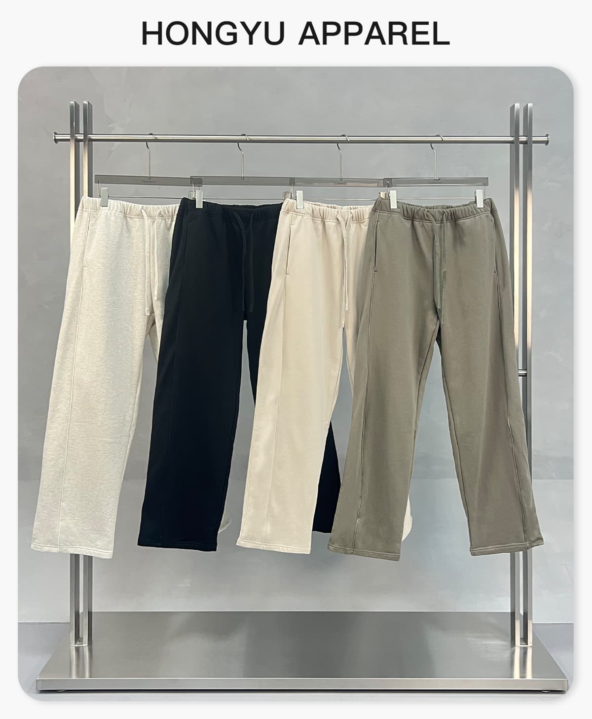 Heavy Terry 445gsm Straight Leg Sweatpants – detail 1