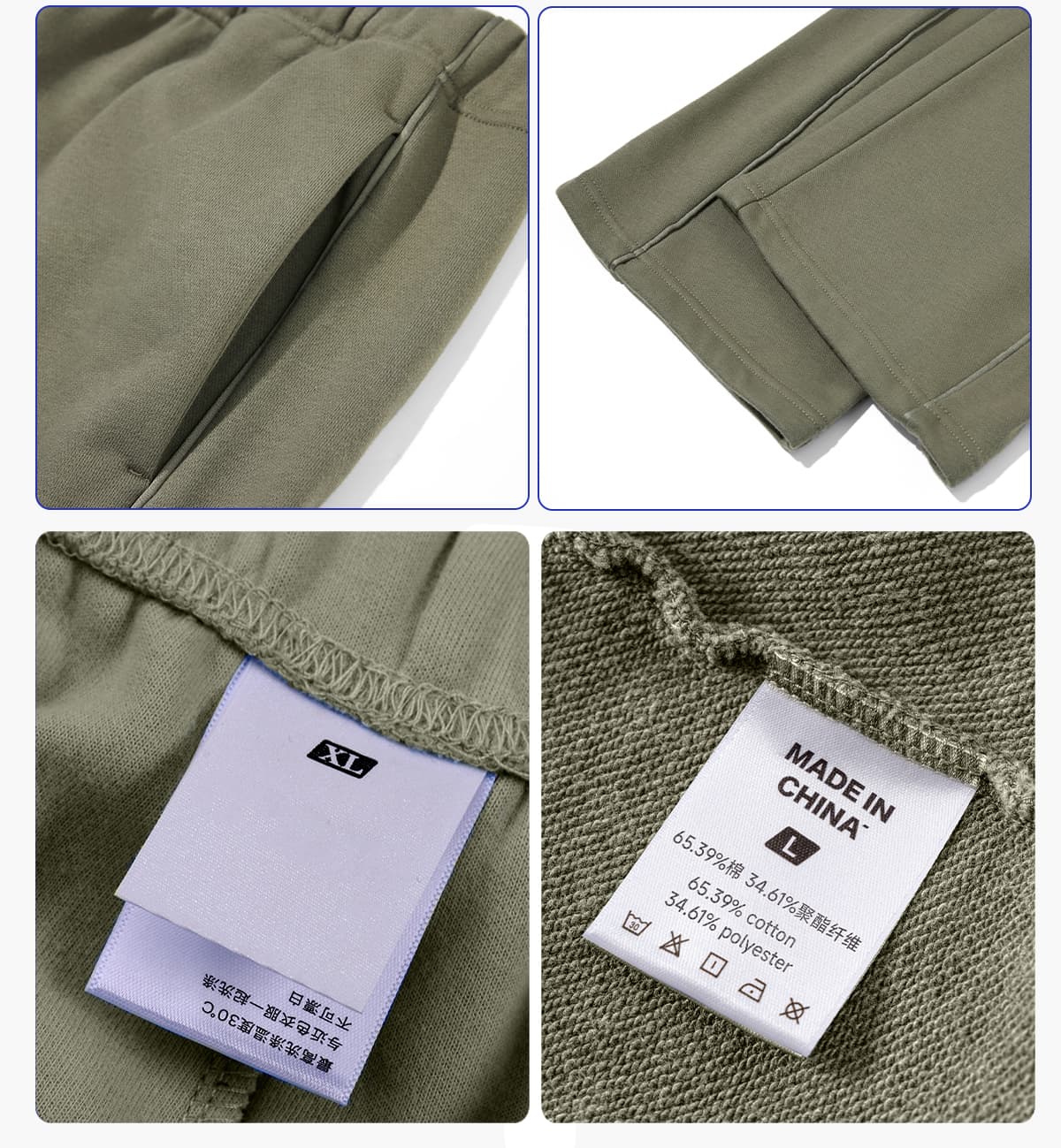 Heavy Terry 445gsm Straight Leg Sweatpants – detail 5