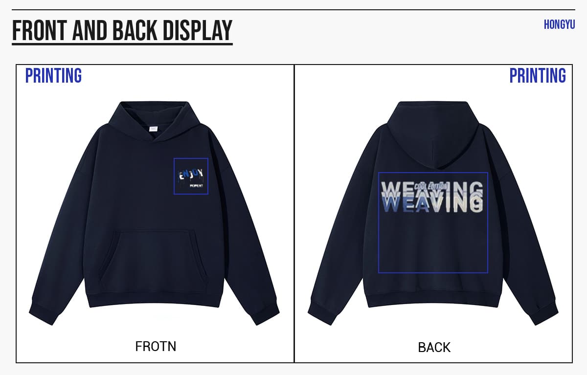 Heavy 345Gsm Fleece Oversized Boxy fit Hoodie – detail 7