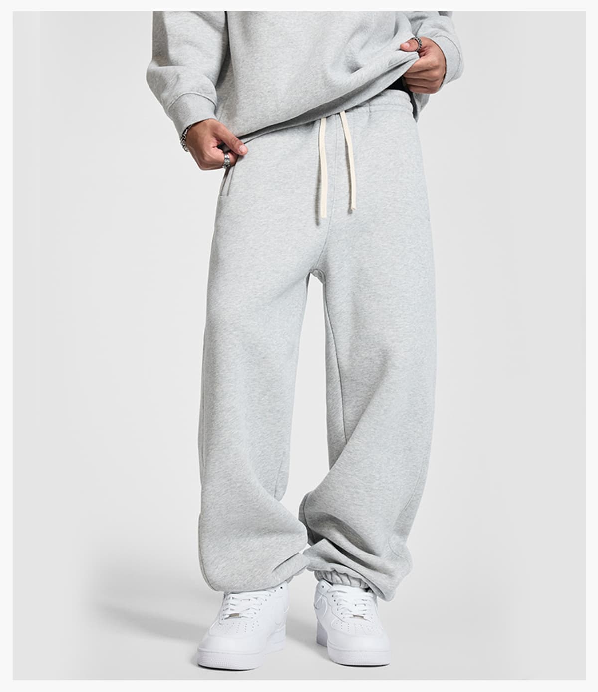 Heavy 350Gsm Fleece Oversized Jogger – detail 12