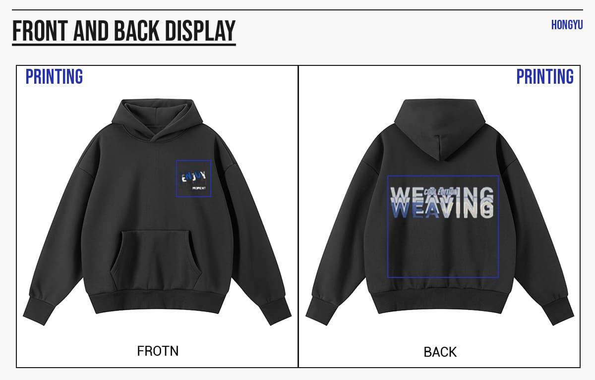 Heavy 500Gsm Polar Fleece Boxy Fit Hoodie – detail 7
