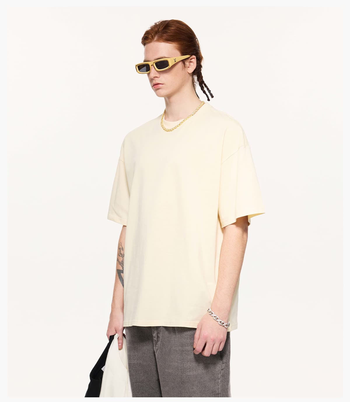 Cotton 230Gsm Cooling Oversized T-Shirt – detail 9