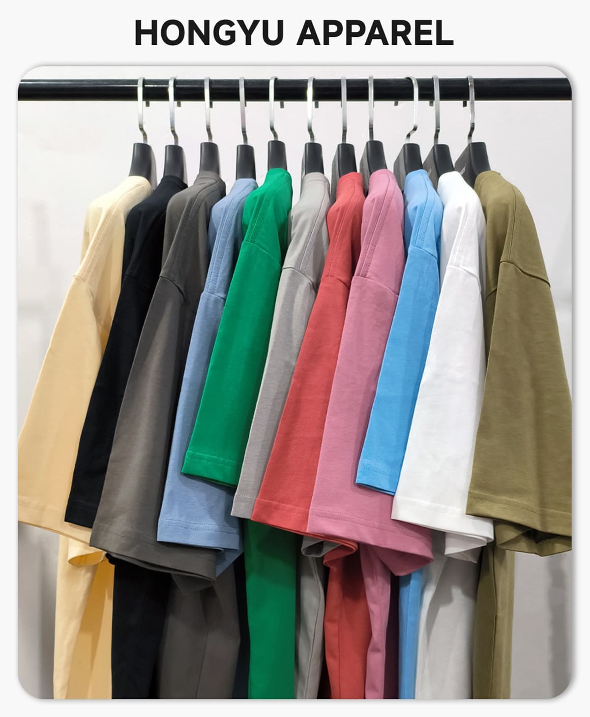 Lightweight 190GSM 20s 100% Cotton Oversized T-shirt – detail 1