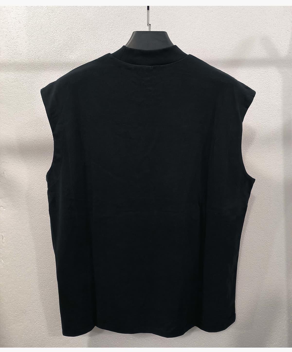 Quick-Dry Cotton 230gsm Mock Neck oversized Tank – detail 13