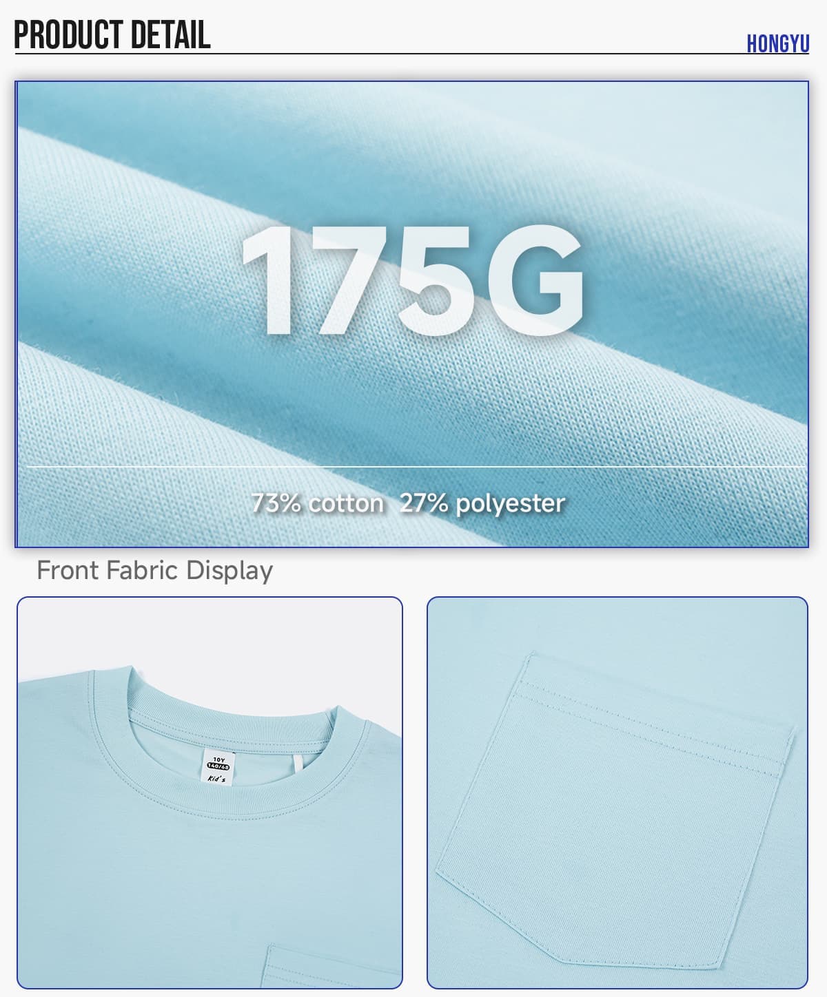 Kids‘ Soft Skin-Friendly Cooling 175G Long Sleeve T-Shirt – detail 4