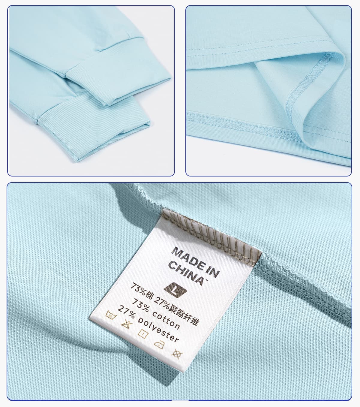 Kids‘ Soft Skin-Friendly Cooling 175G Long Sleeve T-Shirt – detail 5