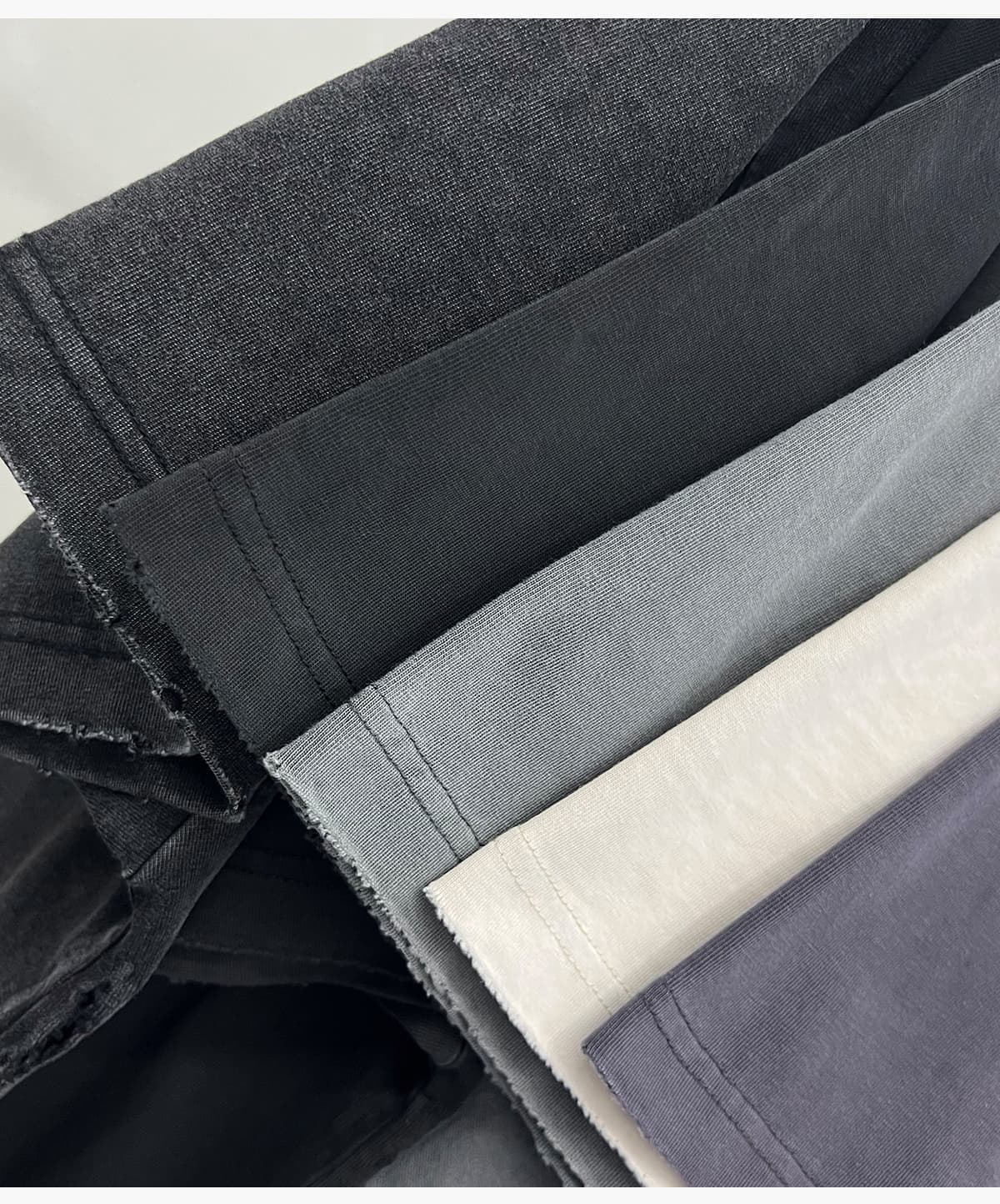 Boxy 270g Washed Distressed Hem Cotton T-Shirt – detail 14