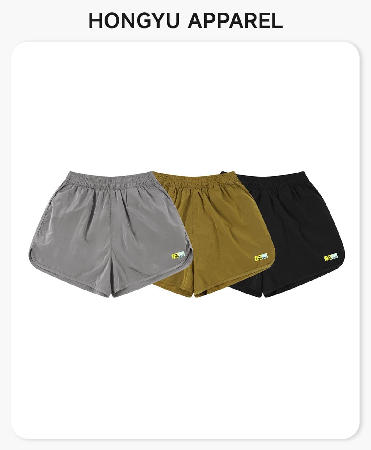 Lightweight Breathable Quick-Dry 100% Nylon Sport Shorts – detail 1