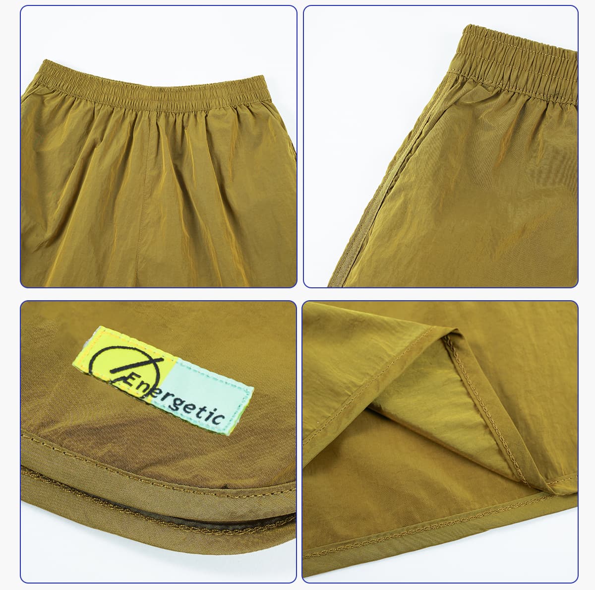 Lightweight Breathable Quick-Dry 100% Nylon Sport Shorts – detail 5
