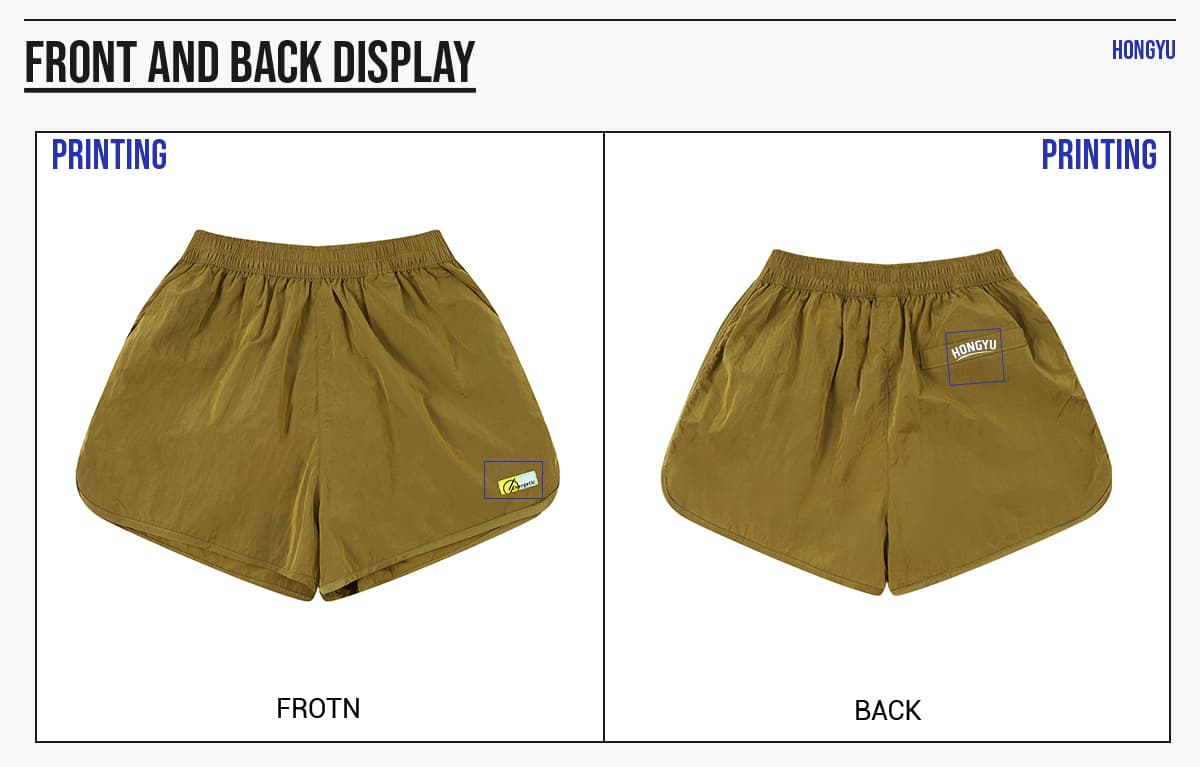 Lightweight Breathable Quick-Dry 100% Nylon Sport Shorts – detail 6