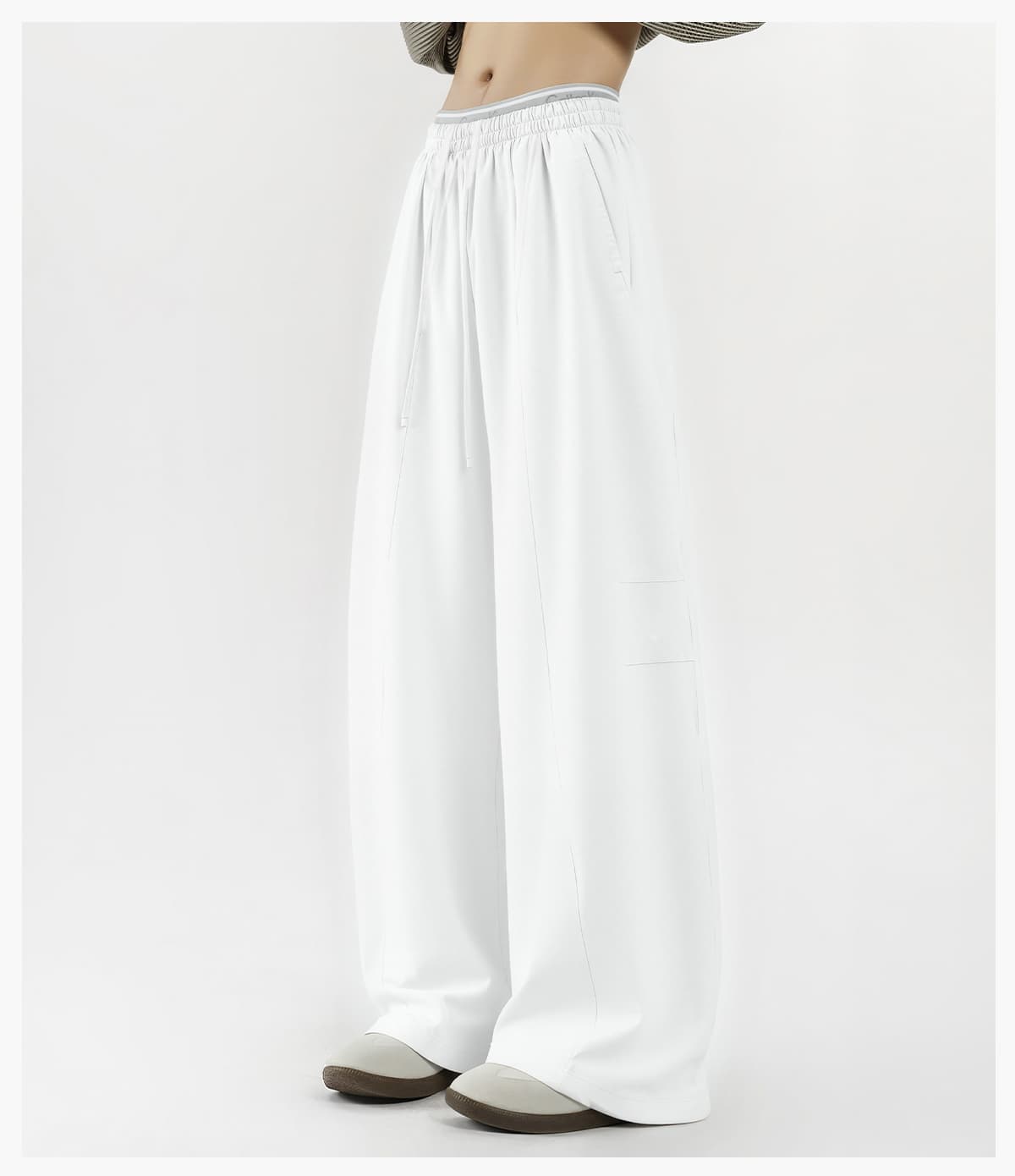 Heavy 390GSM Terry Elastic Distorted Pants – detail 10