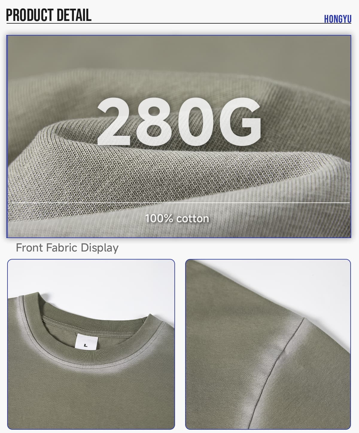 Spray Fade Washed 100% Cotton Oversized T-Shirt – detail 5