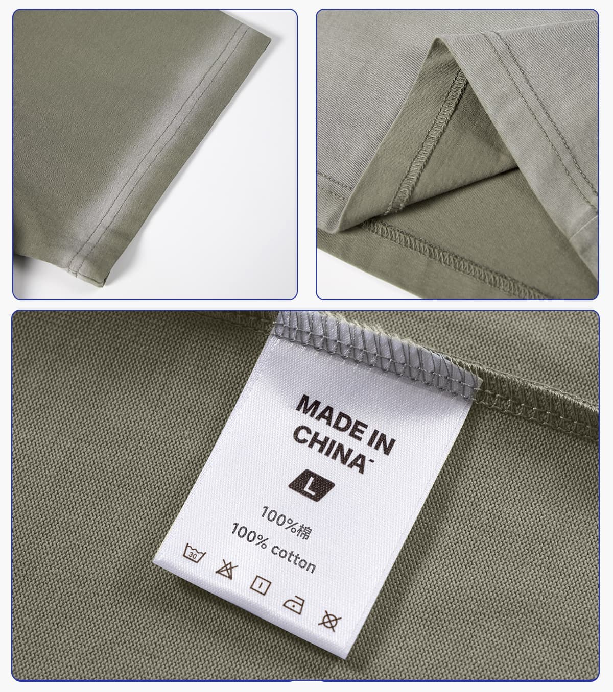 Spray Fade Washed 100% Cotton Oversized T-Shirt – detail 6