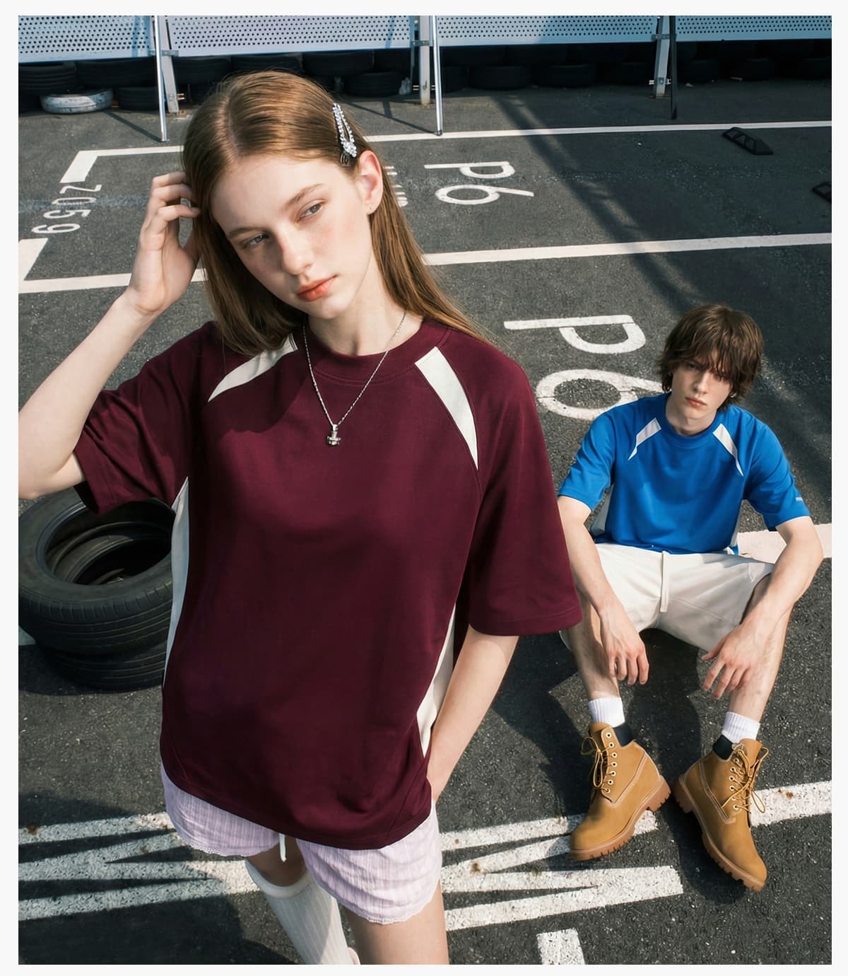 Outdoor Cooling Colorblock 240GSM Quick-Dry Tee – detail 9