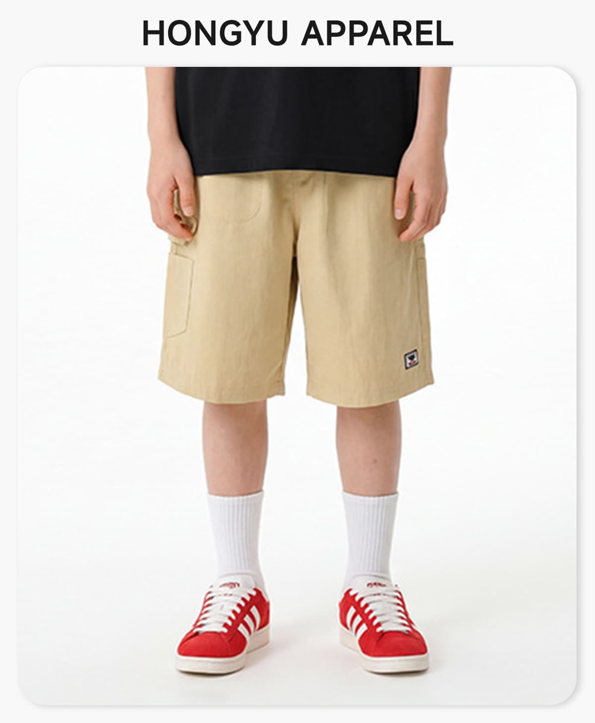Kids‘ Lightweight Woven Cargo Shorts – detail 1