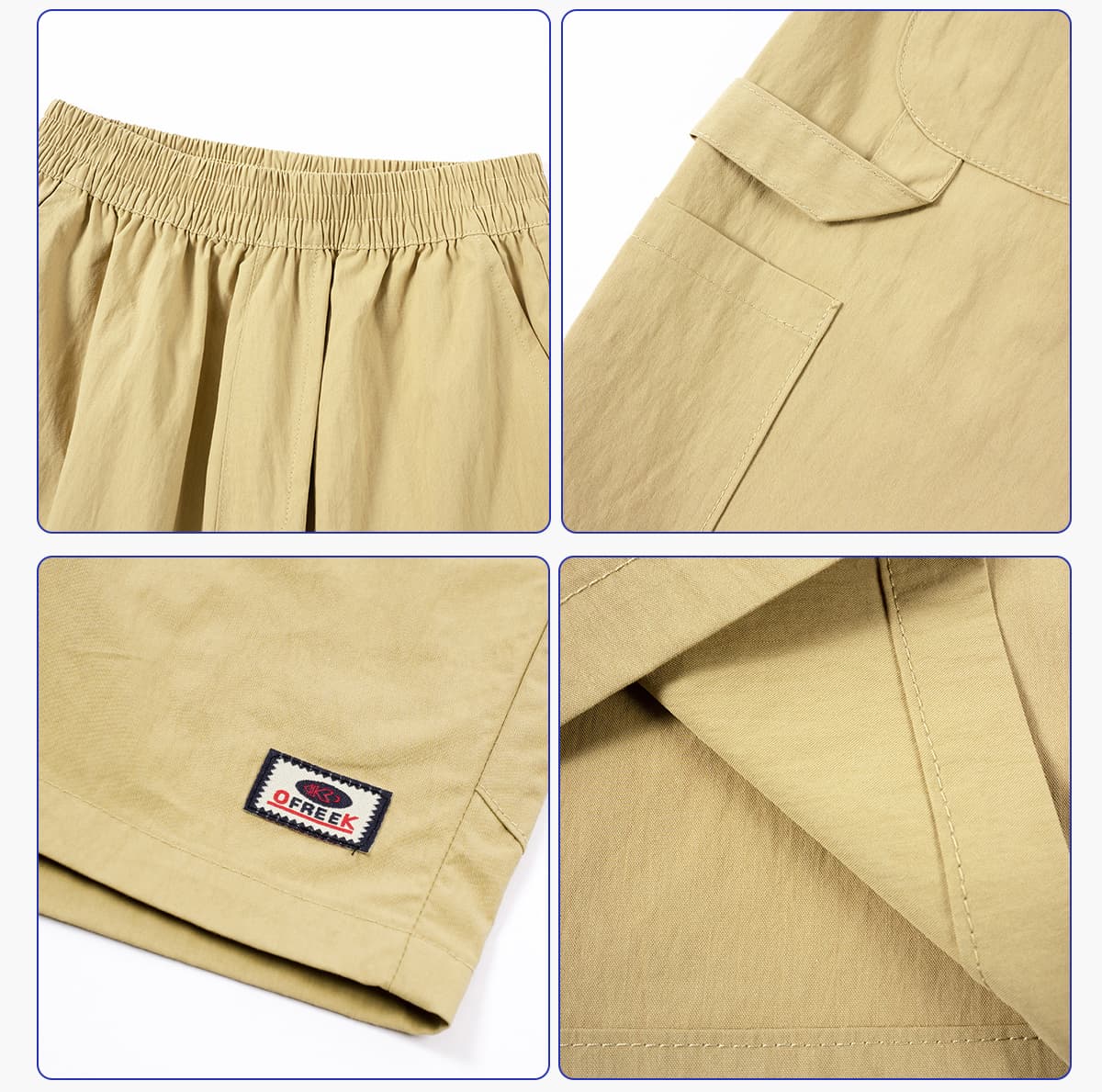 Kids‘ Lightweight Woven Cargo Shorts – detail 5