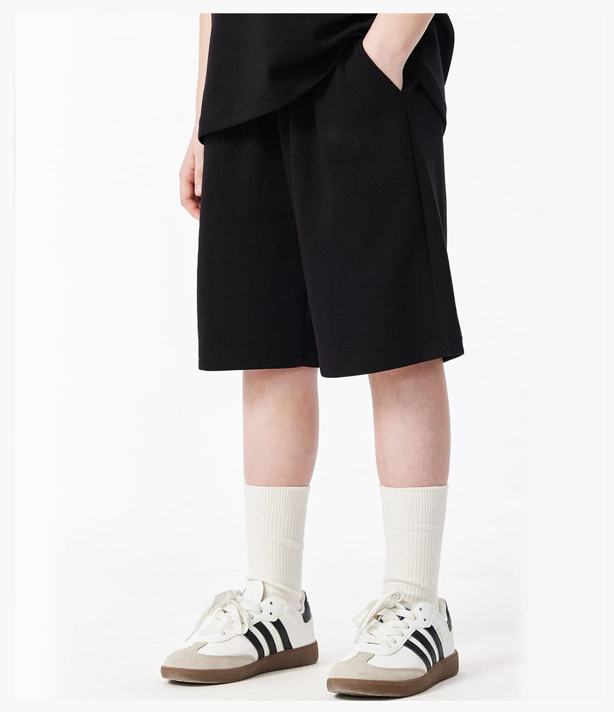 Kids‘ 200GSM French Terry Outdoor Shorts – detail 8