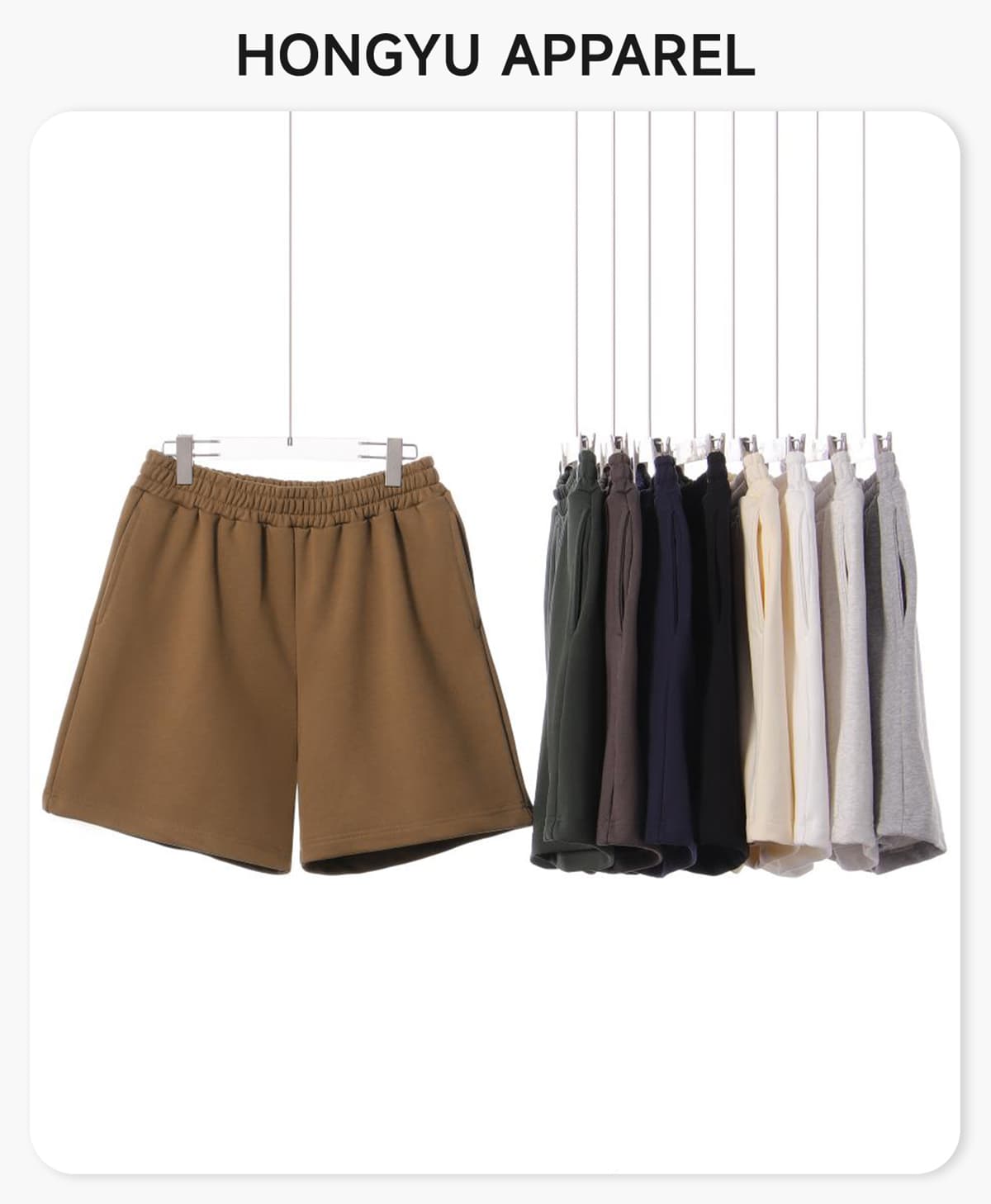 Heavy Terry 420GSM Breathable Shorts – detail 1