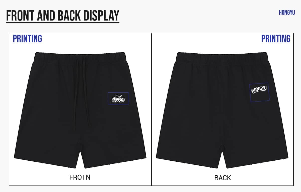 Heavy 450 GSM Terry Breathable Casual Shorts – detail 6