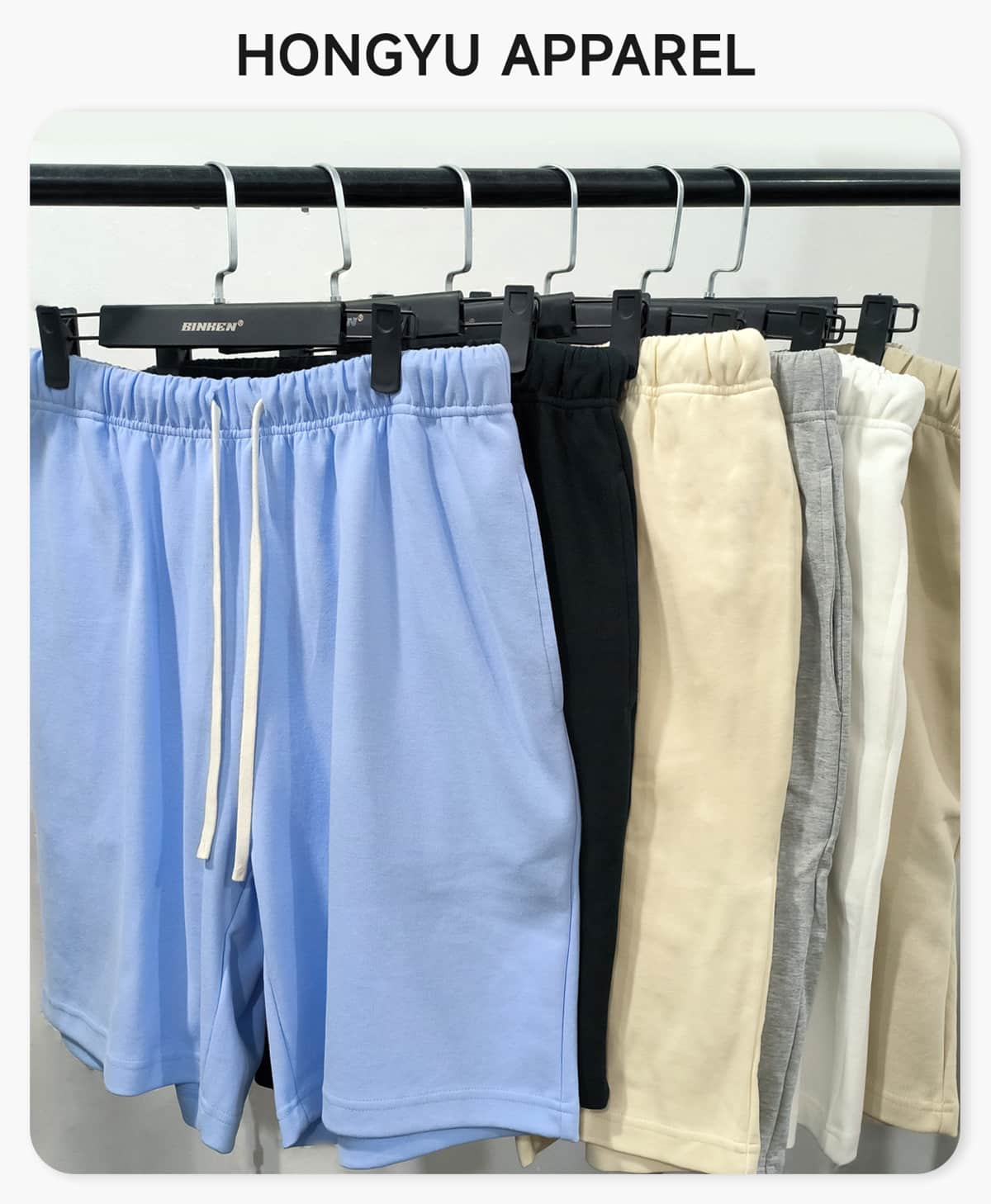Lightweight Fleece 290 GSM Soft Shorts – detail 1