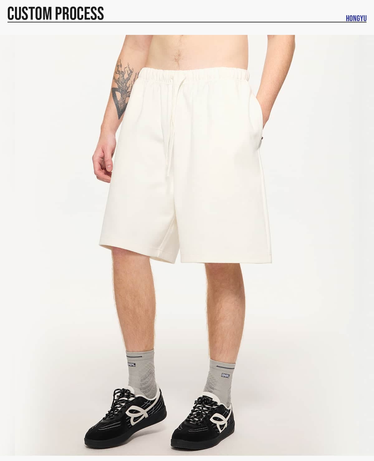 Lightweight Fleece 290 GSM Soft Shorts – detail 7