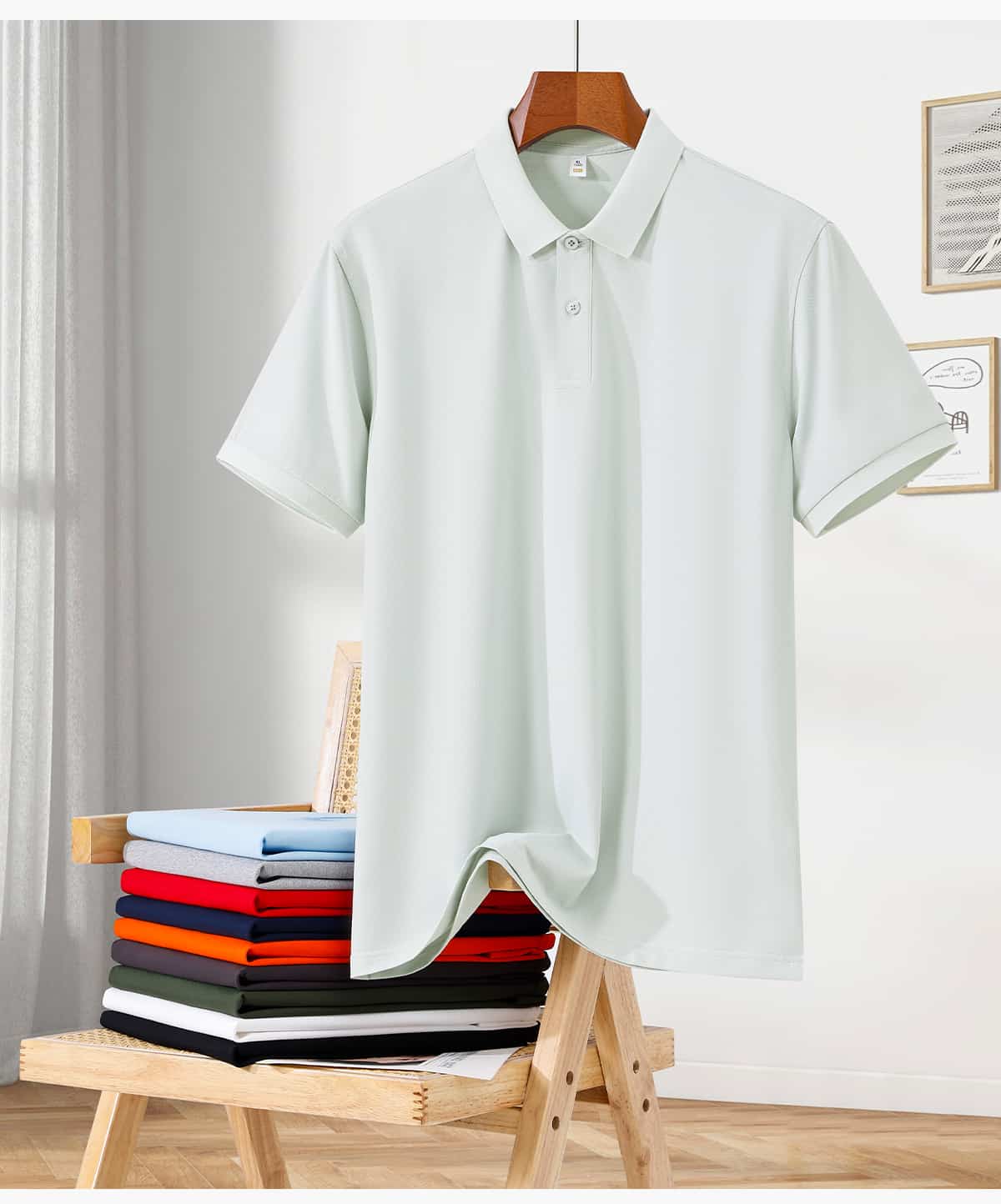 40s 210GSM Cooling Breathable Polo Shirt – detail 12