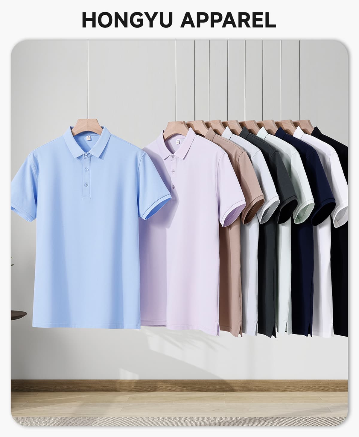 Long-Staple Cotton 32s 210GSM Polo Shirt – detail 1