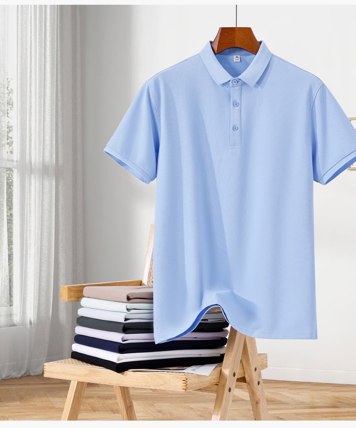 Long-Staple Cotton 32s 210GSM Polo Shirt – detail 11