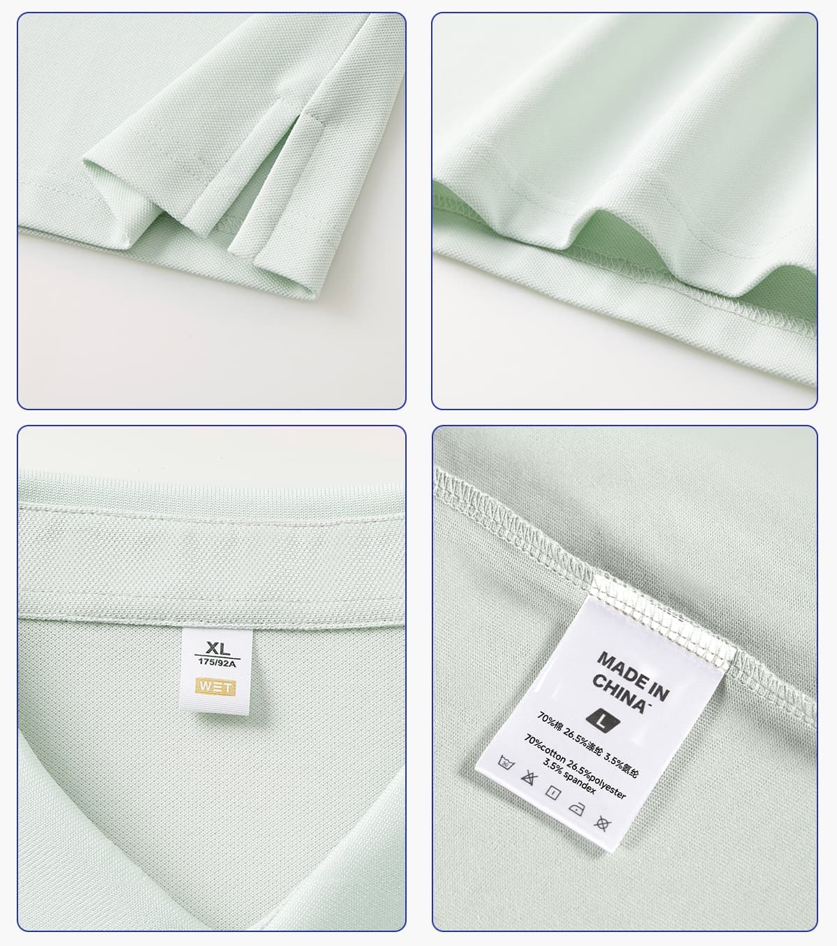 Long-Staple Cotton 32s 210GSM Polo Shirt – detail 5