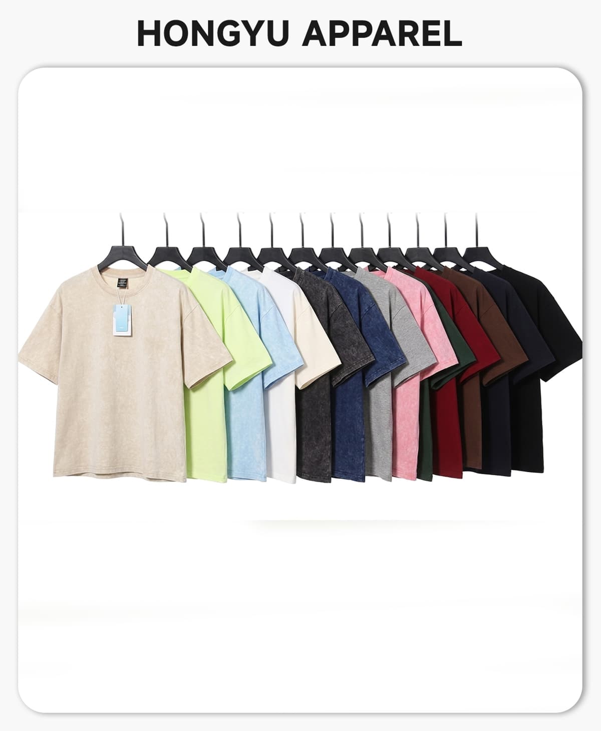 Oversized Cotton 275G Wash Boxy Fit T-Shirt – detail 1