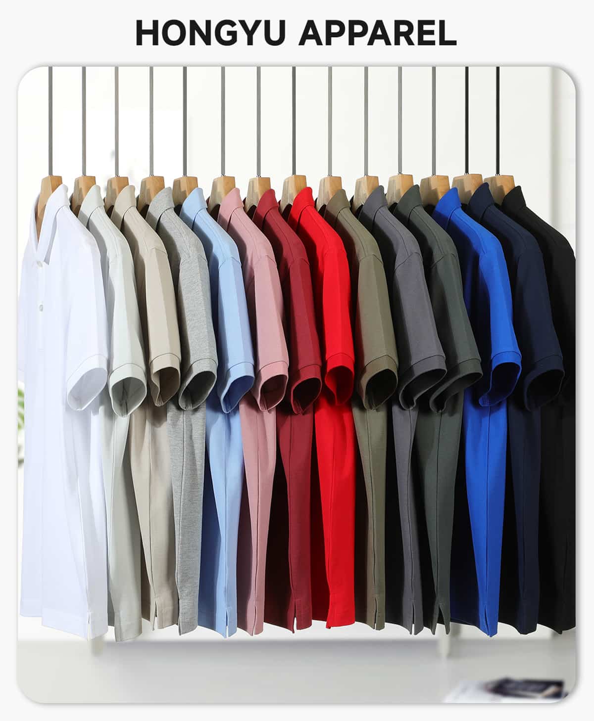 Lightweight Pique 170 GSM Polo Shirt – detail 1
