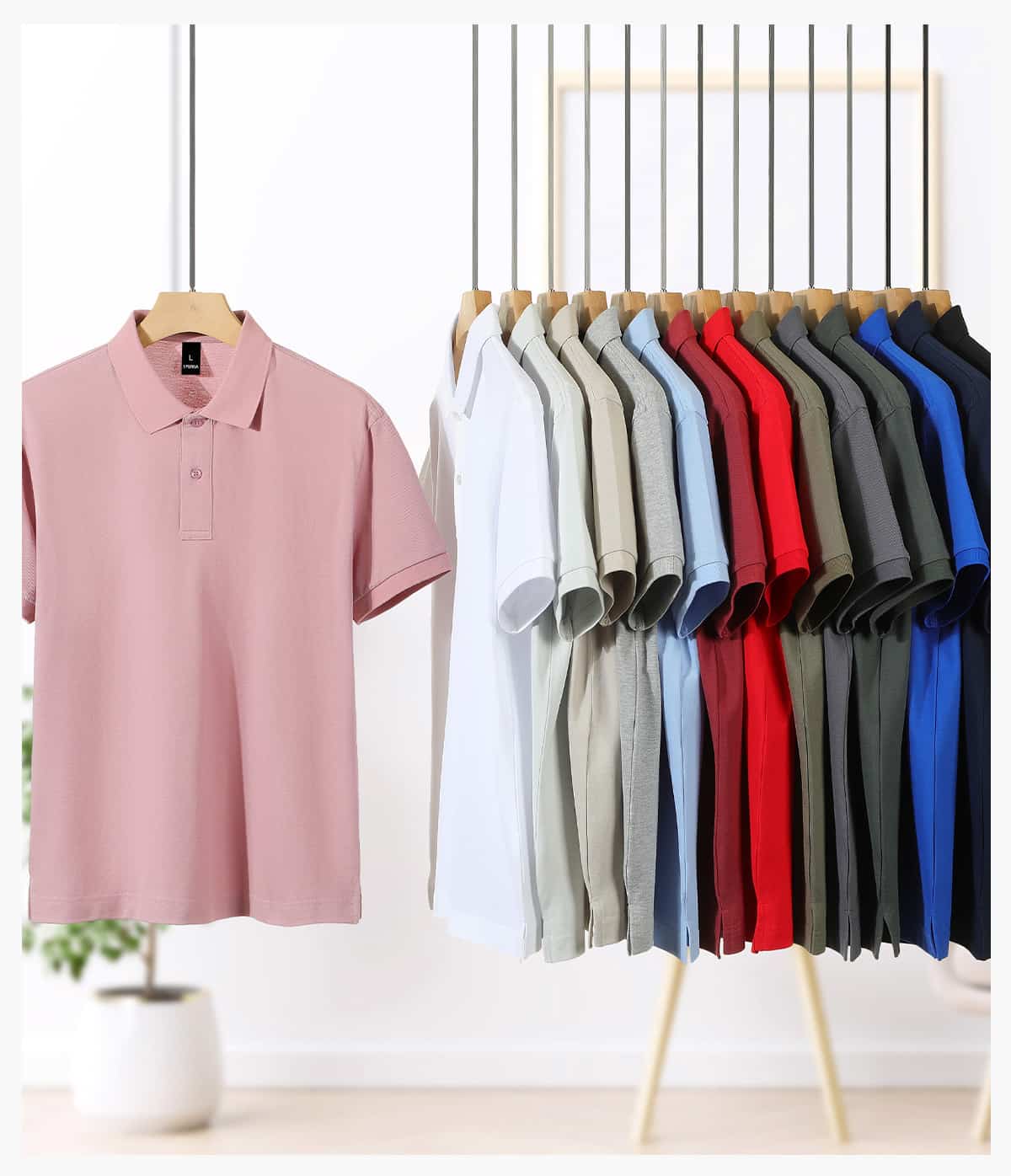 Lightweight Pique 170 GSM Polo Shirt – detail 10
