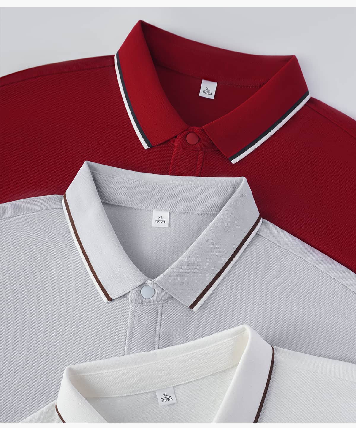 Lyocell 40s 220GSM Contrast Collar Polo Shirt – detail 13