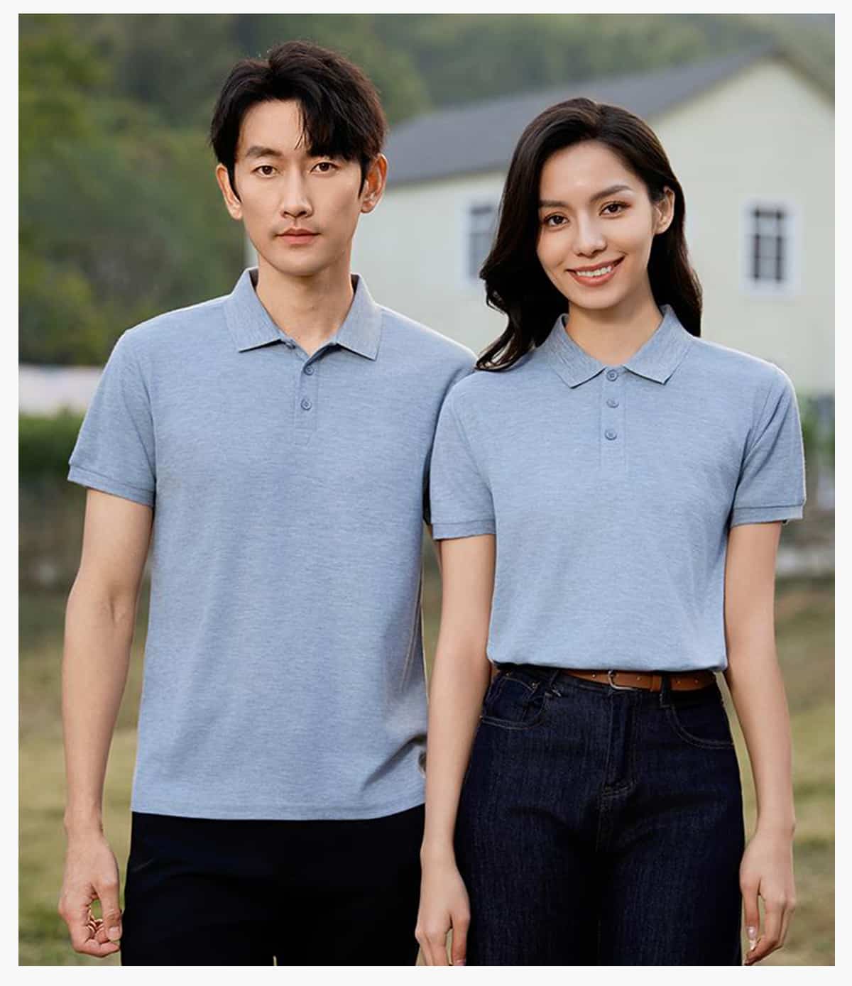 Quick-Dry 100% Polyester Side-Slit Polo Shirt – detail 11