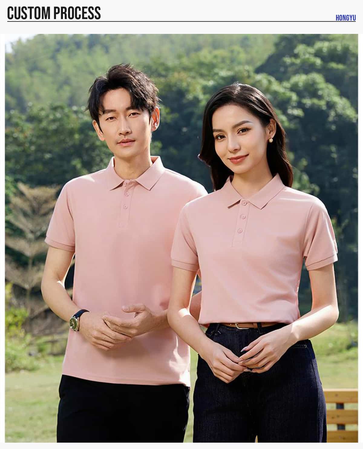 Quick-Dry 100% Polyester Side-Slit Polo Shirt – detail 8