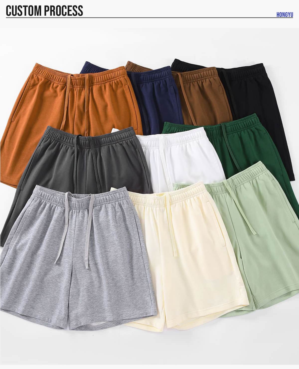 Lightweight Terry 280GSM Breathable Shorts – detail 7