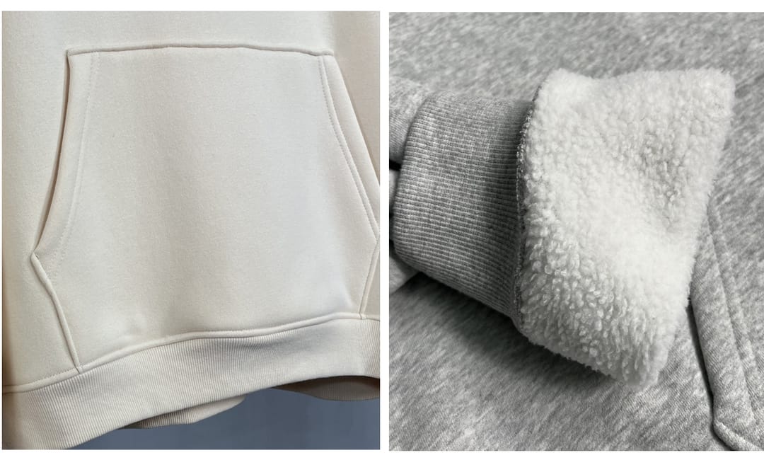 2580 Thick 400Gsm Polar Fleece Oversized Solid Hoodie – detail 7