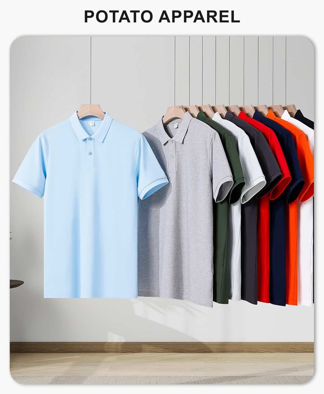 40s 210GSM Cooling Breathable Polo Shirt – detail 1