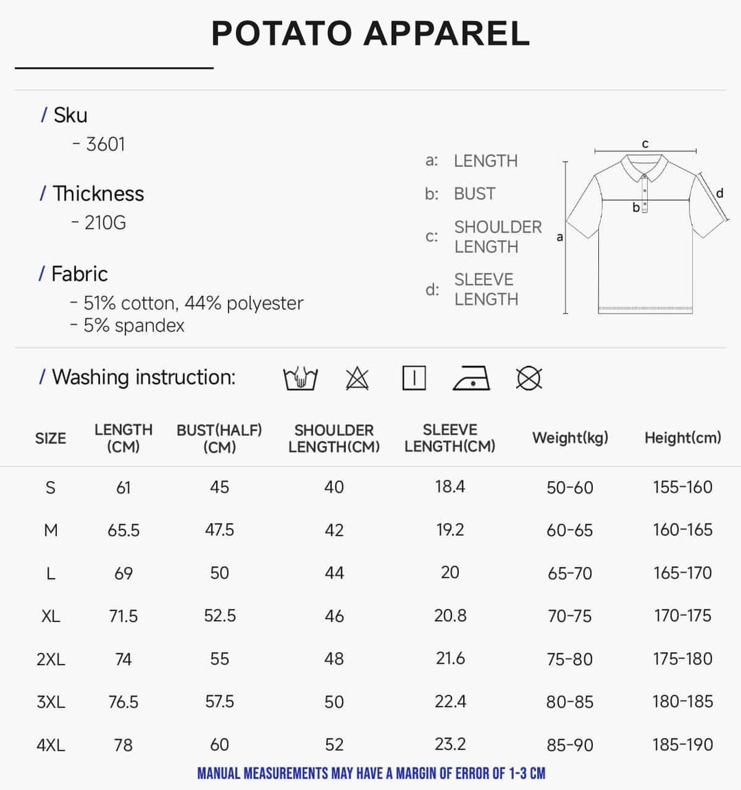 40s 210GSM Cooling Breathable Polo Shirt – detail 2