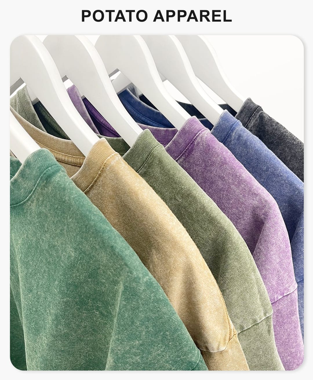 Acid Wash 230GSM Cotton Oversized T-shirt – detail 1
