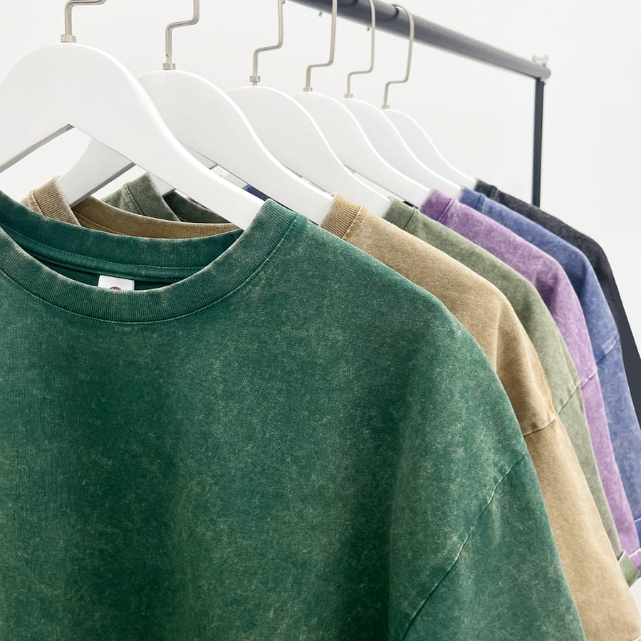 Acid Wash 230GSM Cotton Oversized T-shirt thumbnail 2