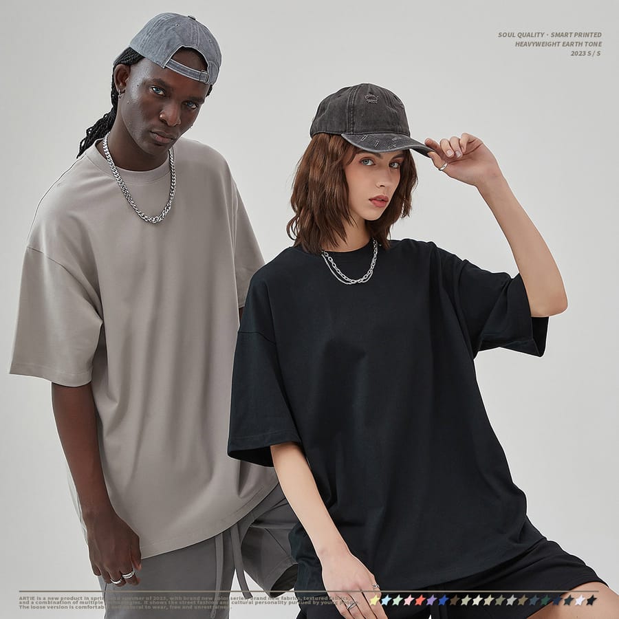 AR002 Cotton 230Gsm Oversized Fashion T-Shirt thumbnail 3