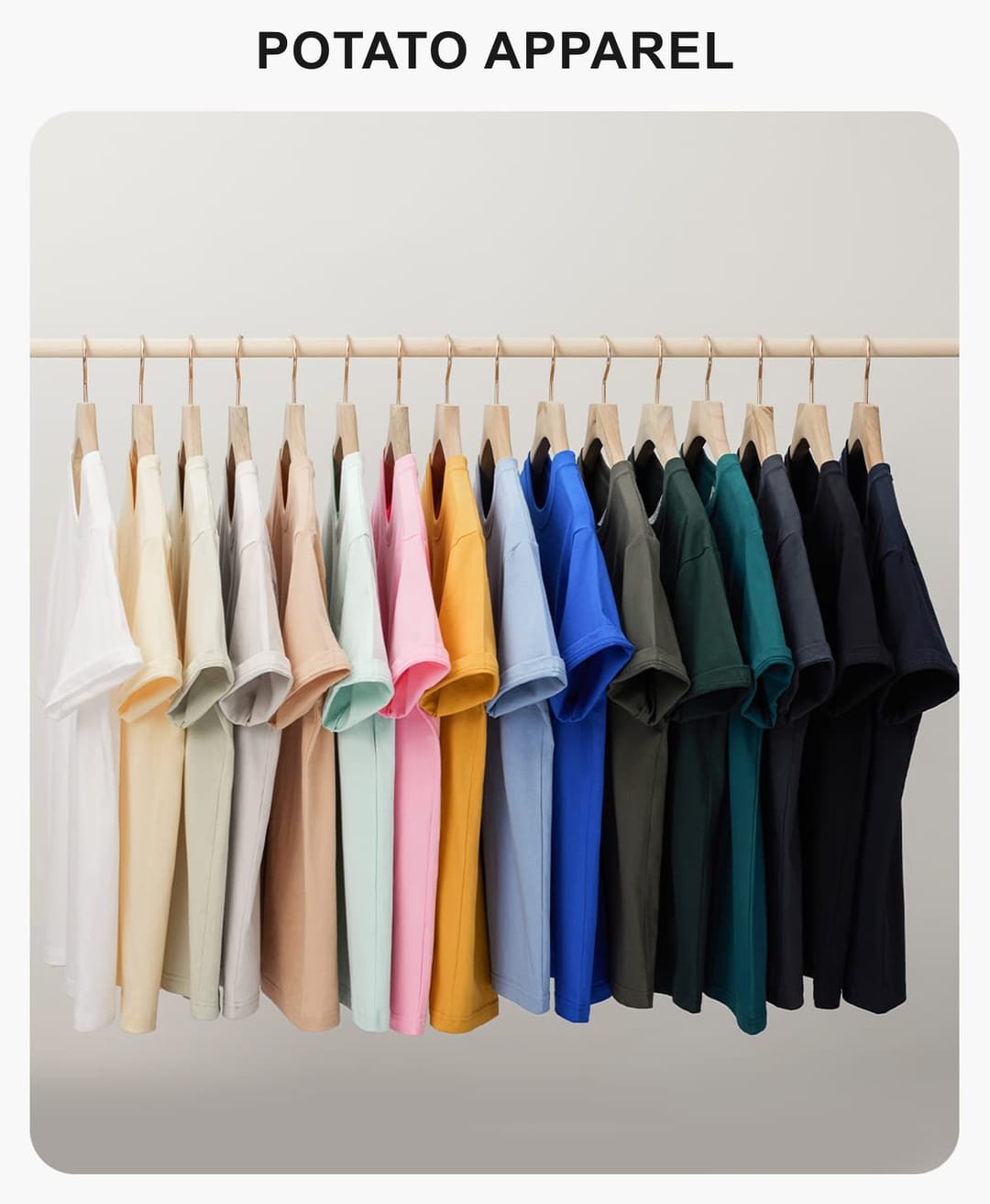 Basic Fit Pure Cotton T-Shirt 230Gsm – detail 1