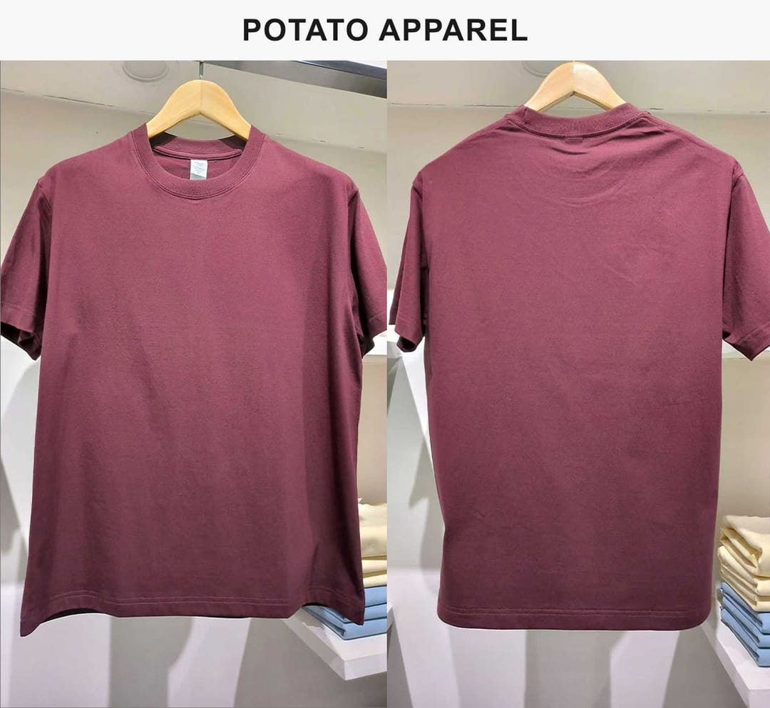 Basic Fit Pure Cotton T-Shirt 230Gsm – detail 12