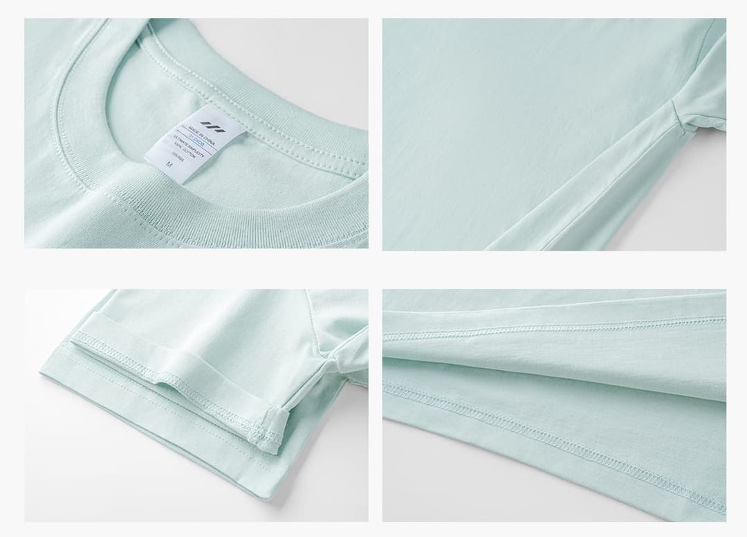 Basic Fit Pure Cotton T-Shirt 230Gsm – detail 6