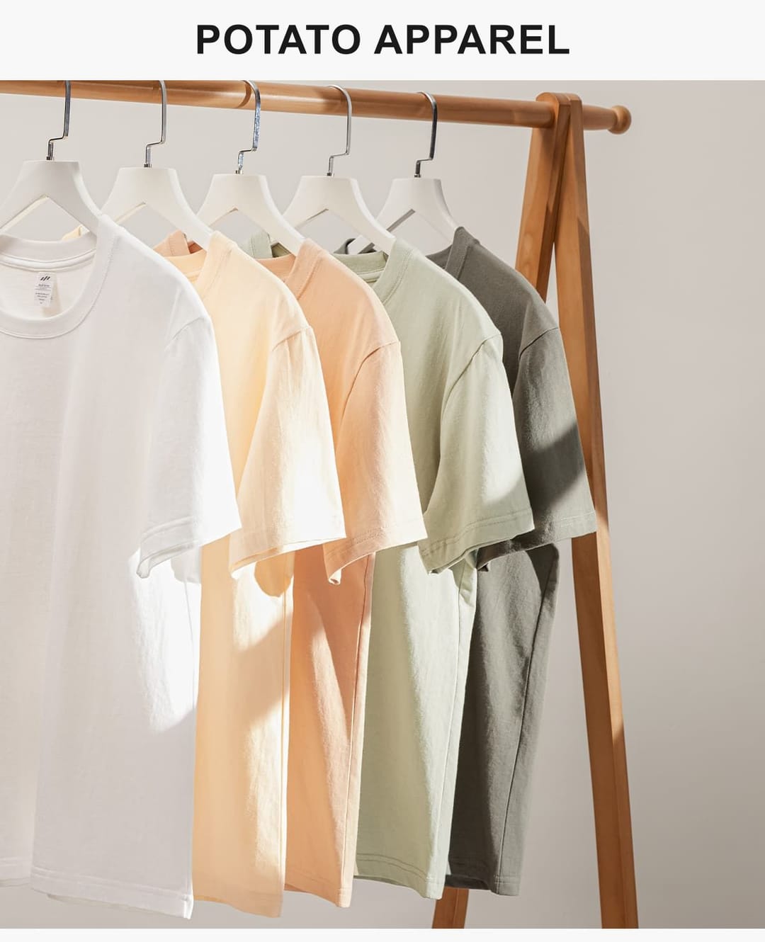 Basic Fit Pure Cotton T-Shirt 230Gsm – detail 7
