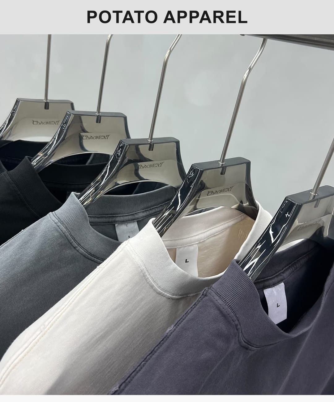 Boxy 270g Washed Distressed Hem Cotton T-Shirt – detail 12