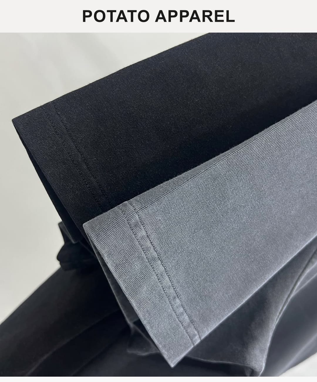 Boxy 285GSM Washed Cotton T-Shirt with Rivet – detail 14